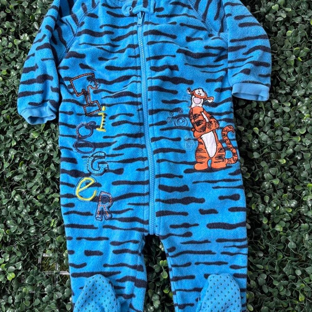 Disney Tigger Baby Fleece Footed Sleeper – Size 3–6 Months